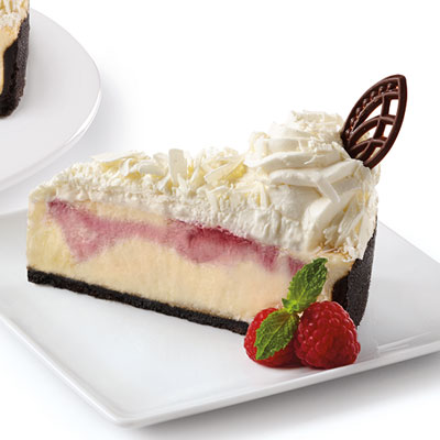 The Cheesecake Factory Bakery&reg; slice – White Chocolate Raspberry