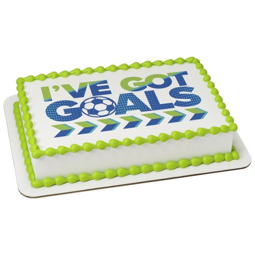 I've Got Goals Sheet Cake 26513 (Quarter Sheet to Full Sheet)