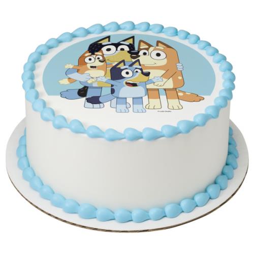 Bluey Family Round Cake 28850