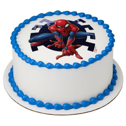 Spiderman's Web Round Cake 27305