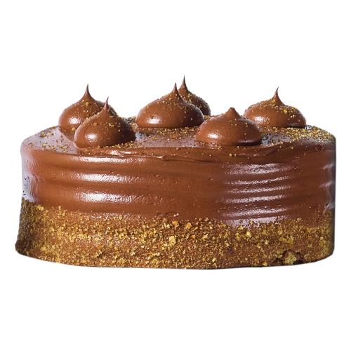 7" in Double Layer Golden Chocolate Cake 